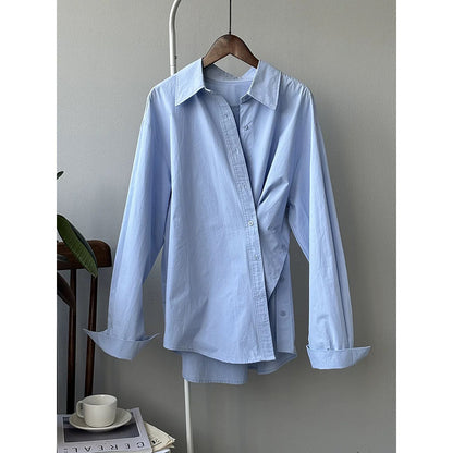 Chemise décontractée surdimensionnée à boutons pour femmes Chic und Stil