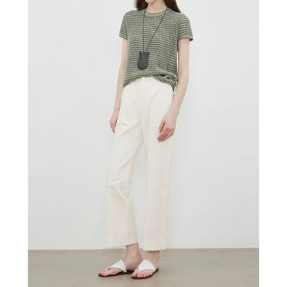 Pantalons larges plissés taille haute pour femmes Chic und Stil 1750846496