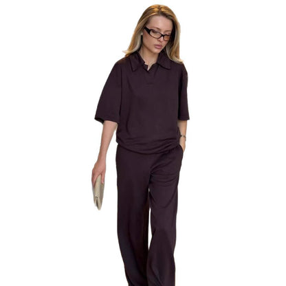 Dames élégant et confortable combinaison avec col à la mode Chic und Stil