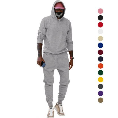Chic und Stil Men's Casual Set with Hoodie and Jogging Pants