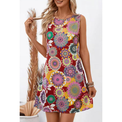 Robe shift sans manches décontractée pour femmes Chic und Stil
