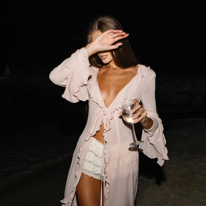Robe de plage bohème décontractée pour dames Chic und Stil