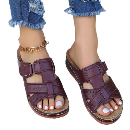 Sandales confortables pour femmes avec inserts respirants et bride réglable Chic und Stil