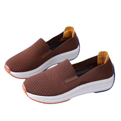 Baskets slip-on respirantes pour femmes avec semelle antidérapante et dessus en tricot flexible Chic und Stil