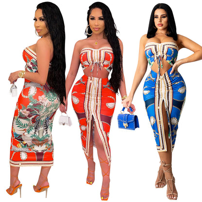 Ensemble de robes sans bretelles deux pièces Chic und Stil