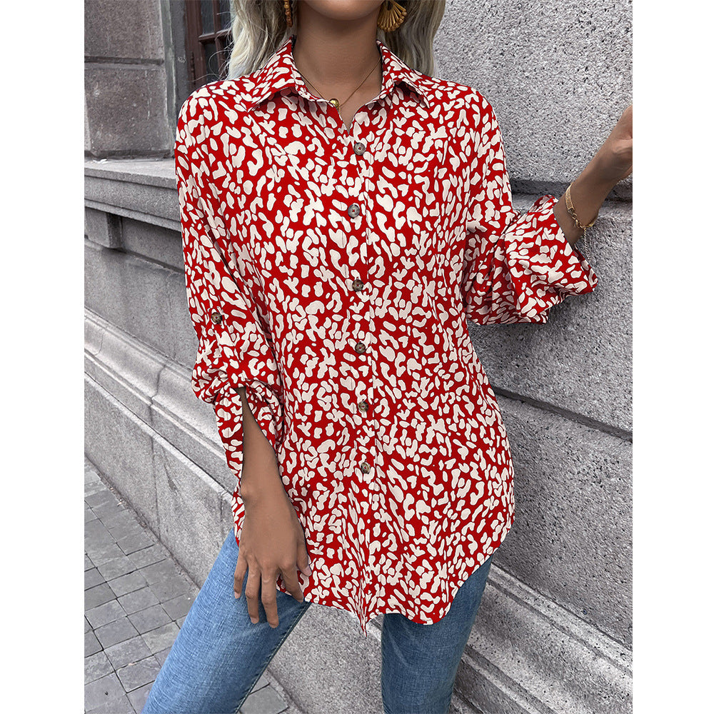 Chemisier femme léger avec imprimé animal et coupe confortable Chic und Stil