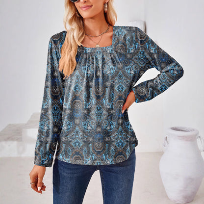 Blouse Élégante à Imprimé Floral pour Femmes Chic und Stil