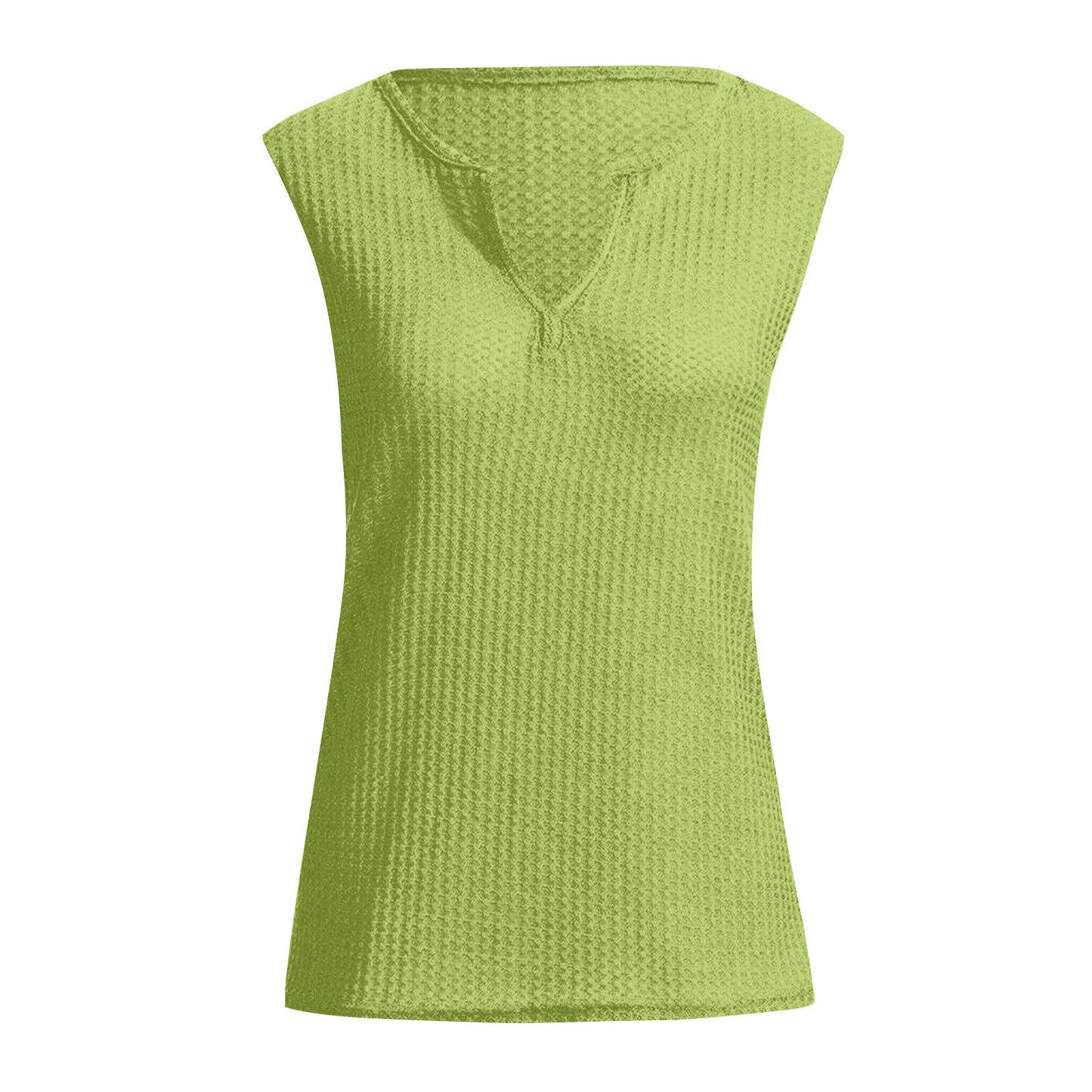 Dames Haut de sport avec surface texturée et décolleté en V Chic und Stil