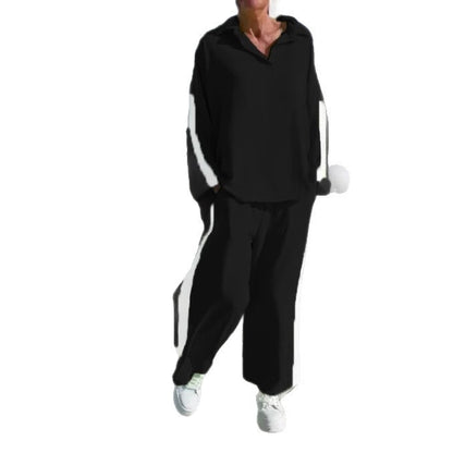 Casual leisure set for ladies with shirt and wide pants Chic and Style