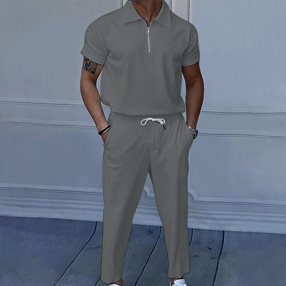 Shorts pour hommes avec fermeture éclair et taille élastique Chic und Stil