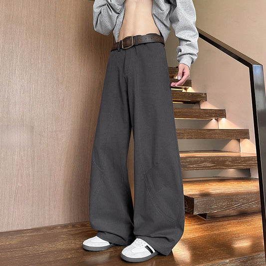Women Loose Leisure Pants with Elastic Waistband and Practical Pockets Chic and Style
