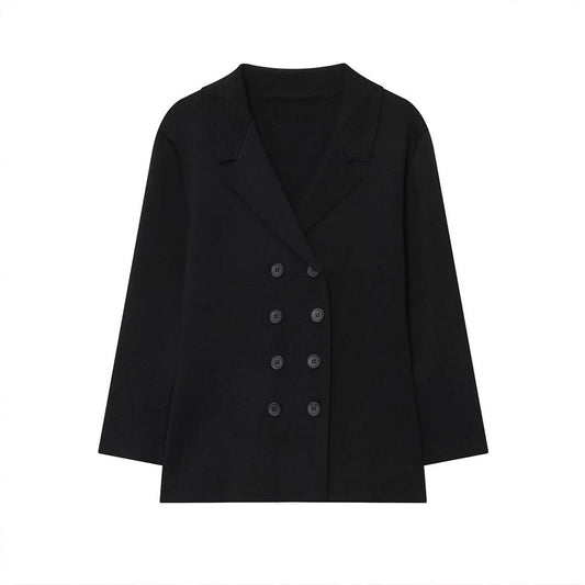 Dames Élégant blazer à double rangée Chic und Stil