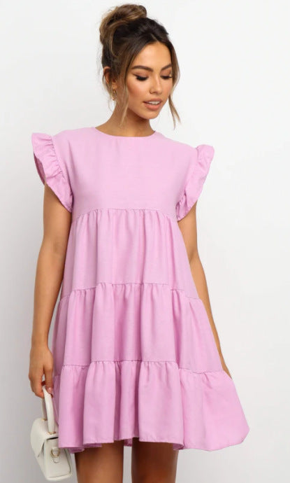 Robe d'été à volants Chic und Stil pour femmes