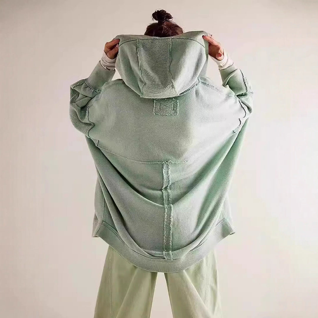 Dames à coupe ample cardigan tricoté avec finitions de manches ouvertes Chic und Stil