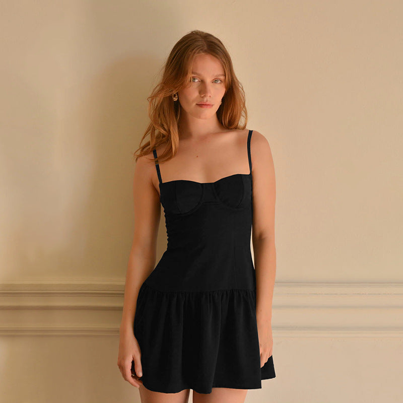 Robe Mini A-Ligne Flirty Chic und Stil