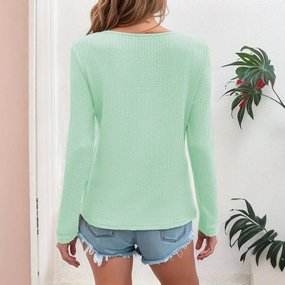 Chemise à manches longues pour femmes avec patte de boutonnage Chic und Stil