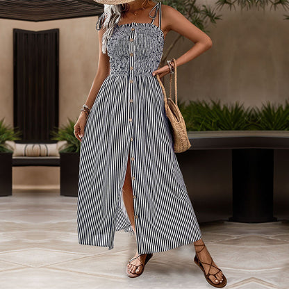 Femme Robe Maxi Chic und Stil