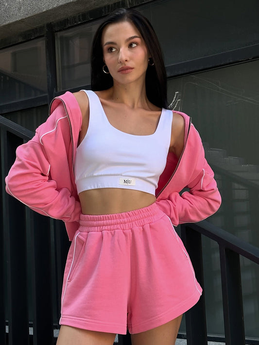 Ensemble débardeur et shorts de loisirs pour femmes Chic und Stil
