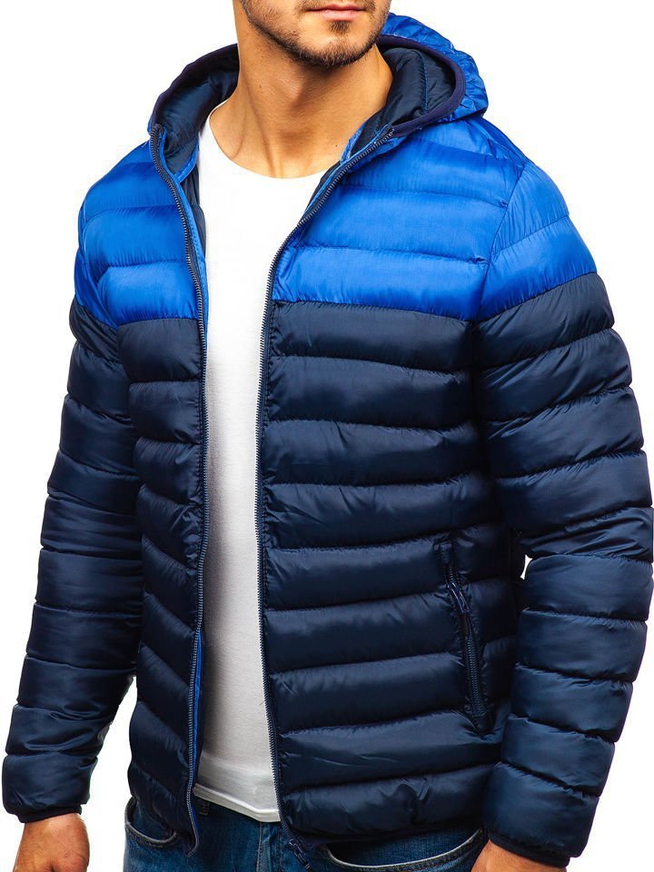 Veste fonctionnelle pour hommes avec capuche et design matelassé Chic und Stil
