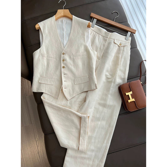 Gilet utilitaire en lin sur mesure pour femmes Chic und Stil