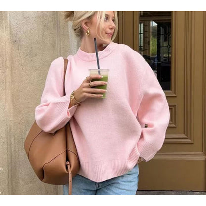 Dames Pull Court Confortable Tricoté Chic und Stil