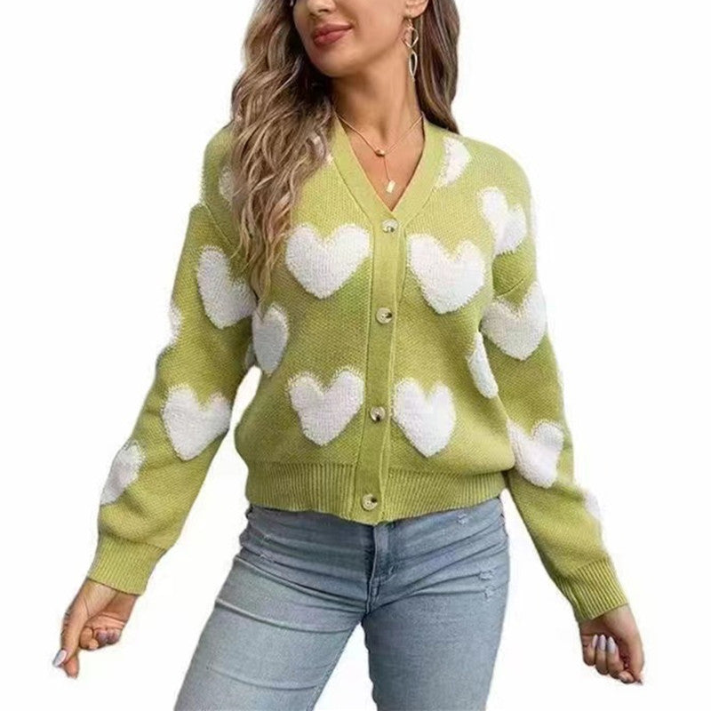 Dames cœur-design cardigan Chic und Stil