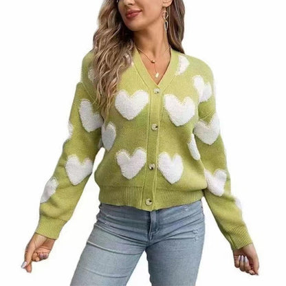 Dames cœur-design cardigan Chic und Stil