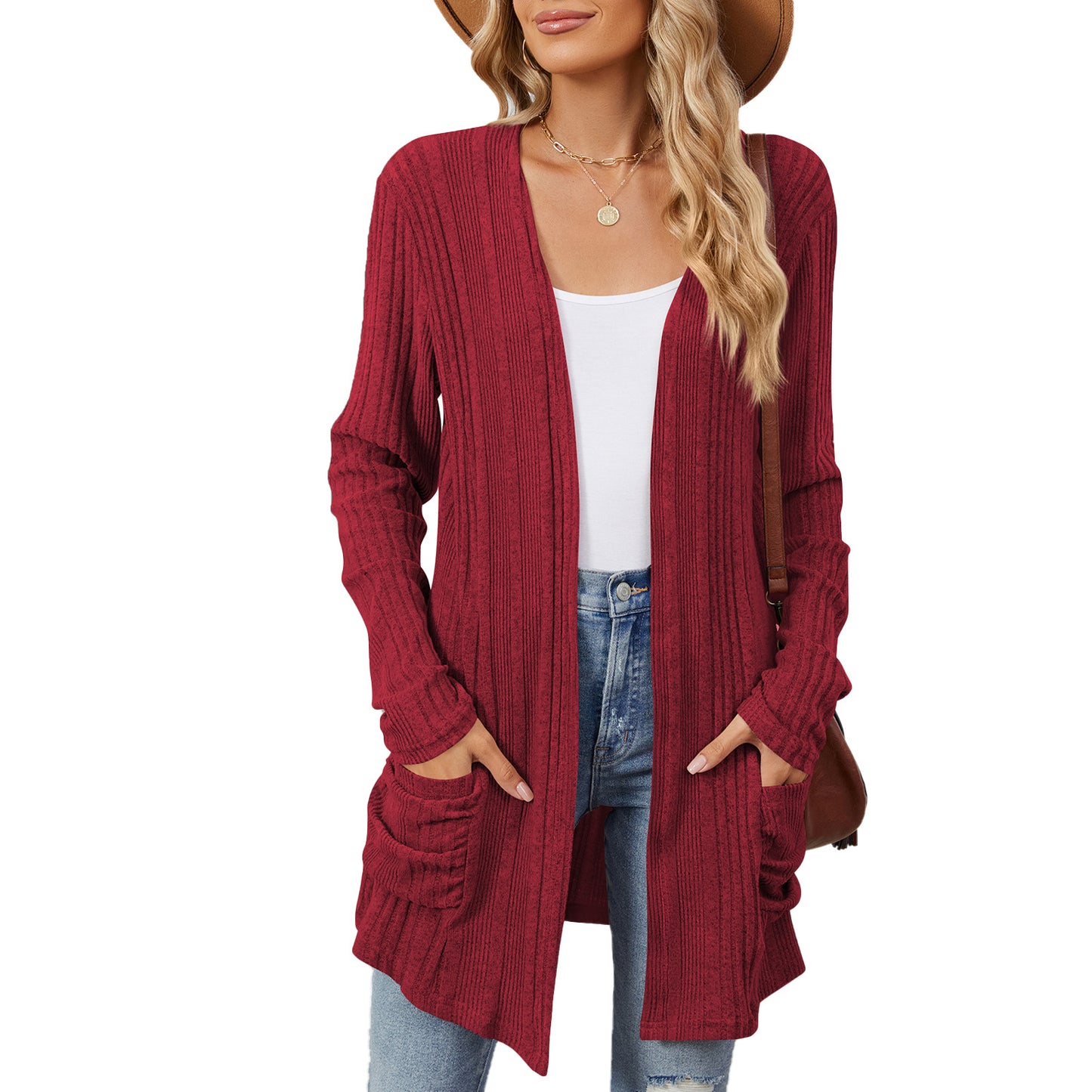 Dames cardigan tricot décontracté Chic und Stil