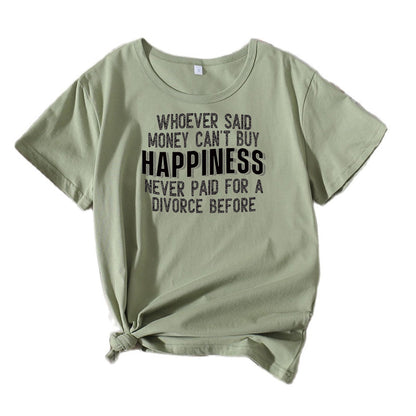 T-shirt graphique décontracté pour femmes Chic und Stil 1751262043
