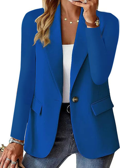 Dames Blazer élégant avec coupe classique et poches Chic und Stil