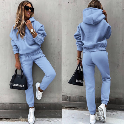 Ensemble de sweatpants décontractés pour femmes avec pull surdimensionné Chic und Stil