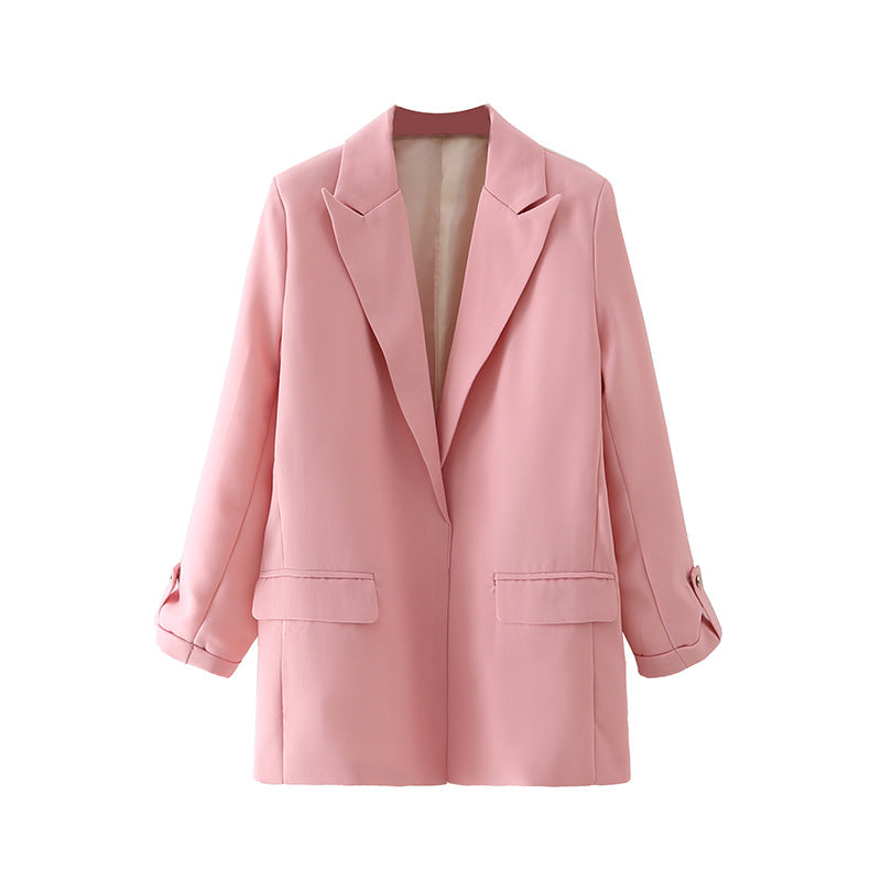 Elegant blazer jacket for women with modern cut and structured fabric Chic and Style