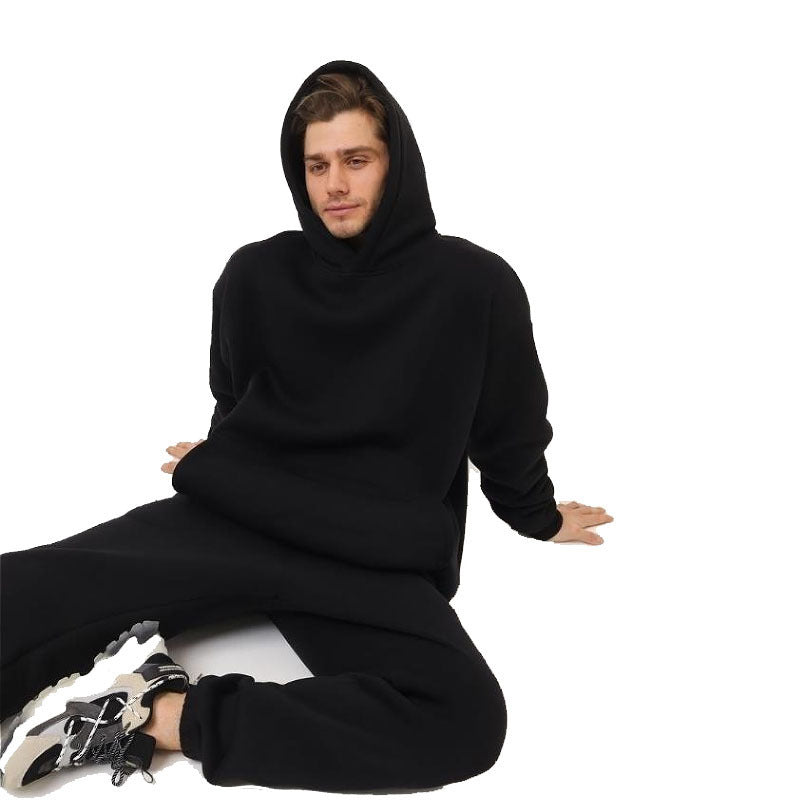 Men's comfortable hoodie and chic jogger pants