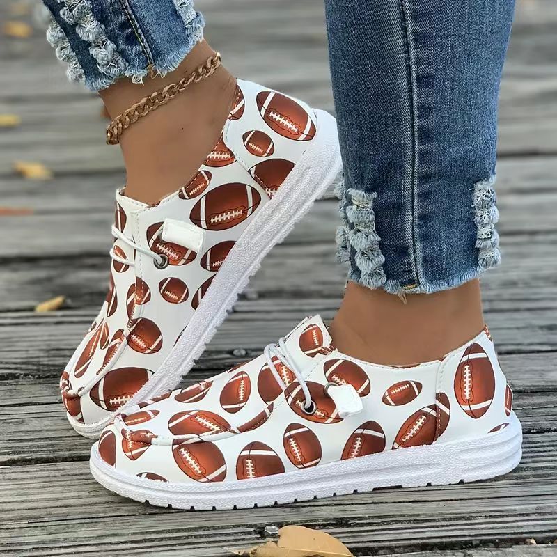 Baskets pour femmes avec motif football Chic und Stil