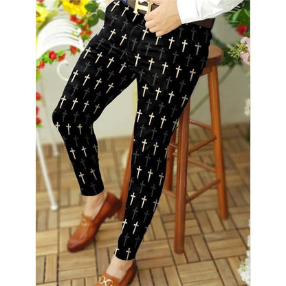 Modern cargo pants for men with crossed pattern and practical fit Chic and Style