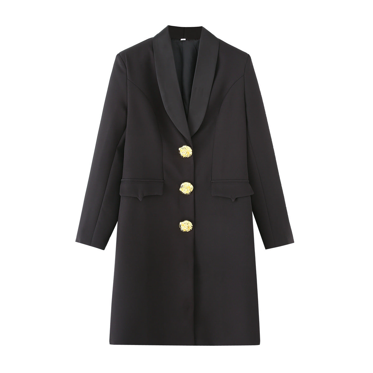 Elegant blazer jacket for ladies with decorative buttons Chic and Style