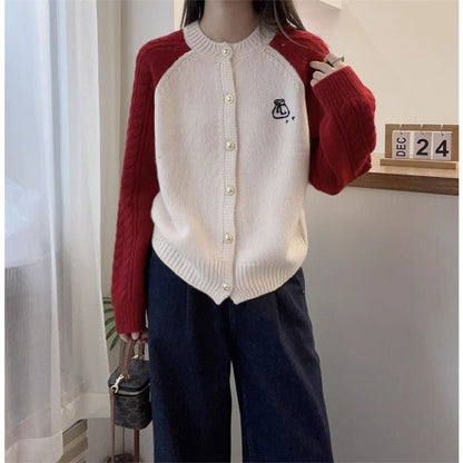 Dames cardigan avec motifs tressés décoratifs Chic und Stil