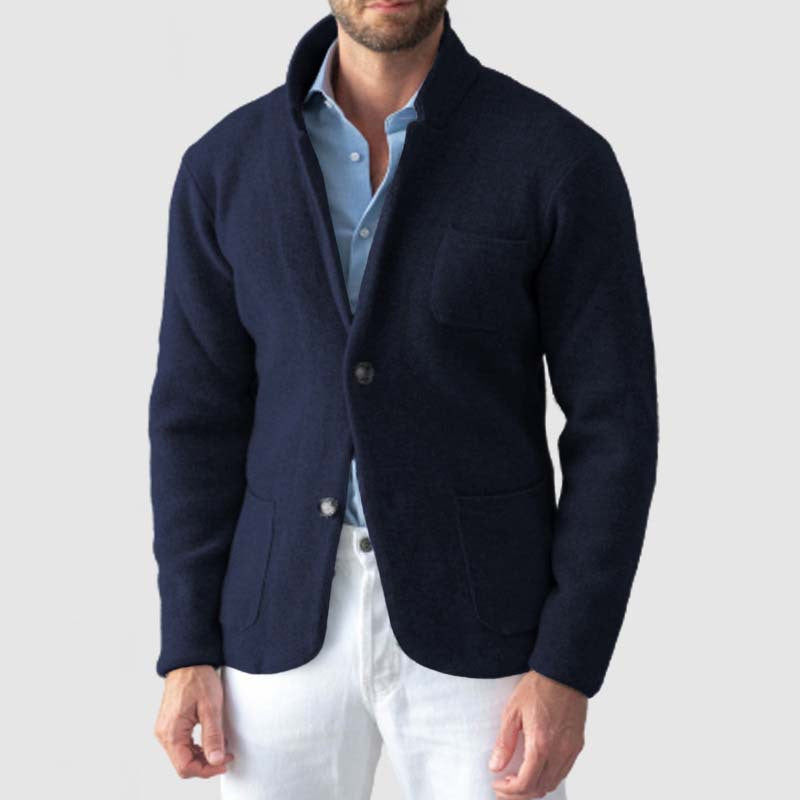 Cardigan pour hommes avec coupe élégante et poches pratiques Chic und Stil