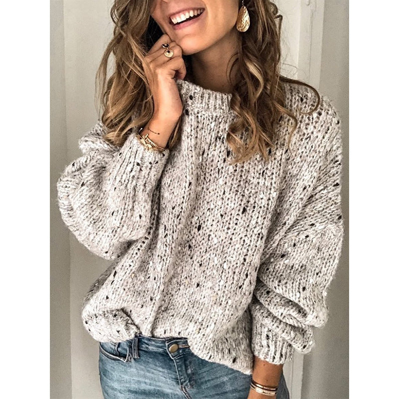 Dames moderne grosse tricot pull Chic und Stil