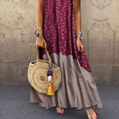 Robe maxi brodée femme Bohemian Chic und Stil