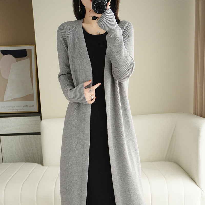 Cardigan en tricot décontracté pour femmes avec des mailles ouvertes et une coupe décontractée Chic und Stil
