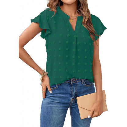Chemisier femme avec manches volantes Chic und Stil