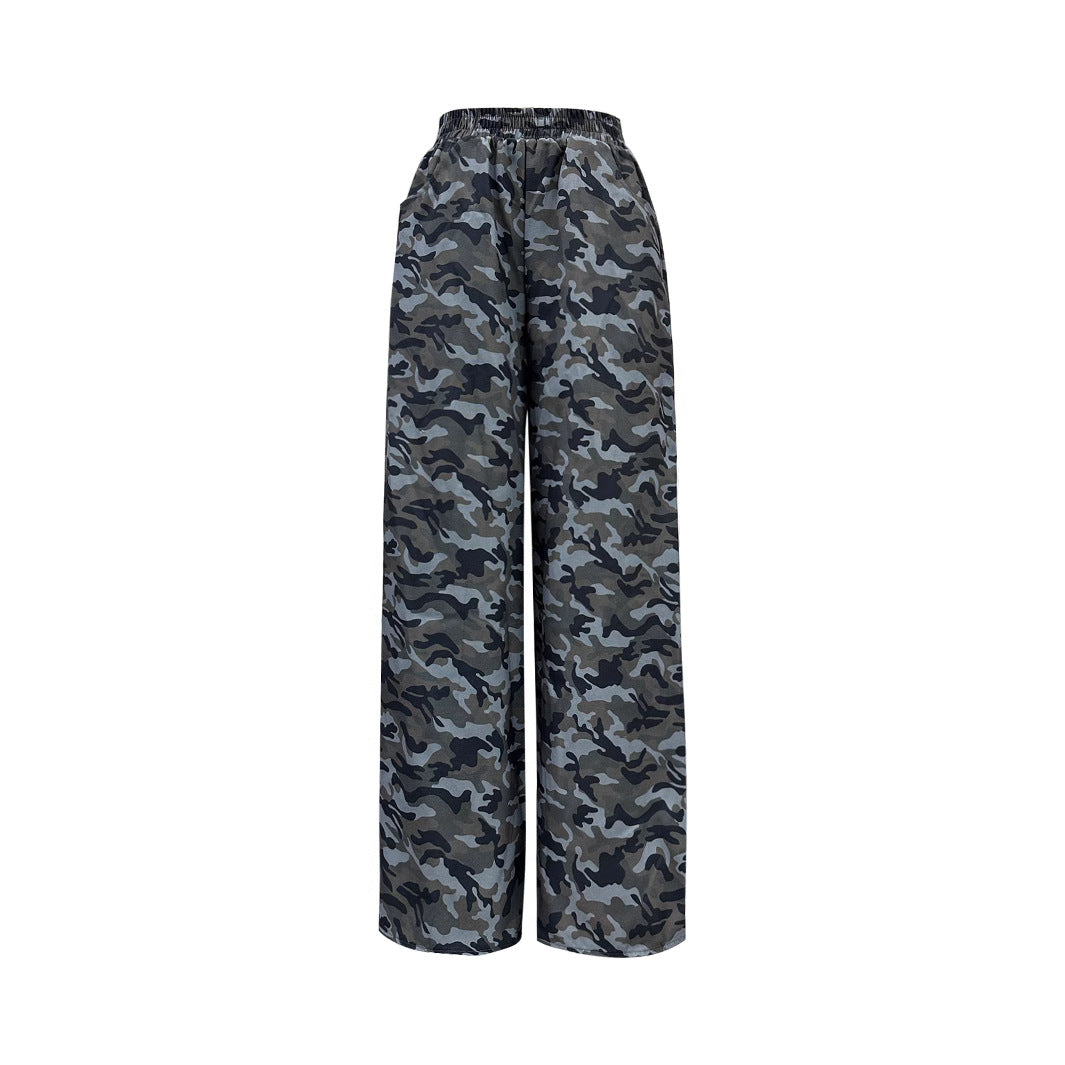 Pantalon camouflage ample pour femmes en matériau respirant Chic und Stil