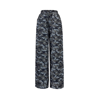 Pantalon camouflage ample pour femmes en matériau respirant Chic und Stil