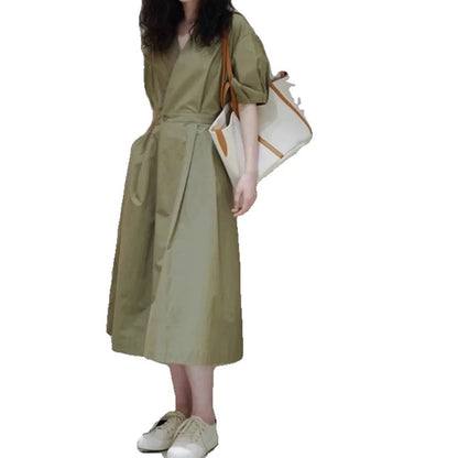Robe portefeuille décontractée pour femme Chic und Stil