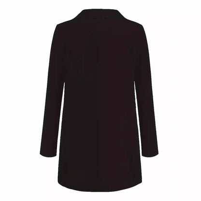 Veste élégante pour femme avec un décolleté en V profond et des poches pratiques Chic und Stil