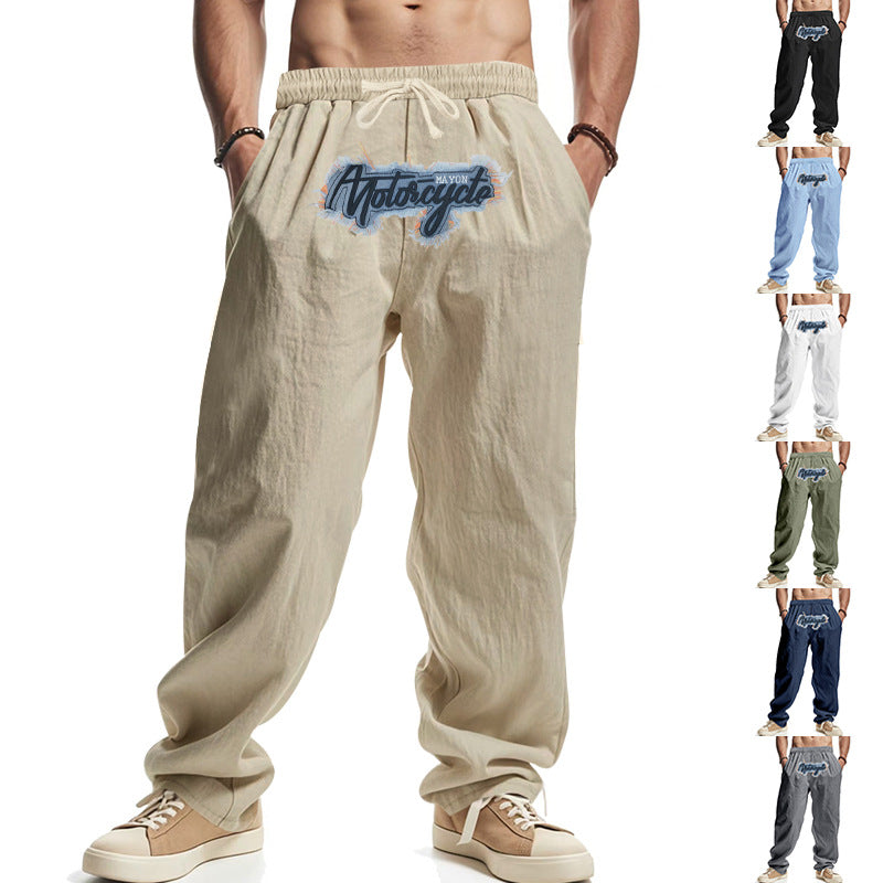 Casual cargo pants for men with elastic waist and side pockets Chic and Style