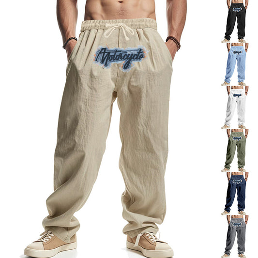 Casual cargo pants for men with elastic waist and side pockets Chic and Style
