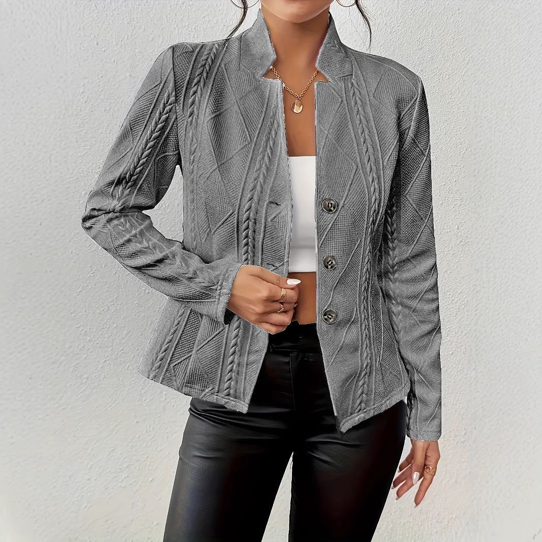Trendy women's jacket with textured design Chic und Stil