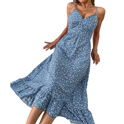 Robe d'été à fleurs pour femme Chic und Stil
